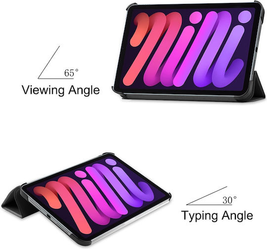 Flip Cover Durabilă Neagră (Ipad Mini 6 (2021) / Mini 7 (2024))