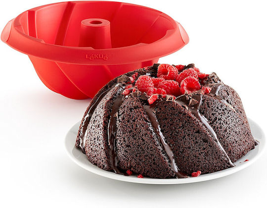 Lekue Bakeware Tin For Cake Round Silicone 22x22x8cm