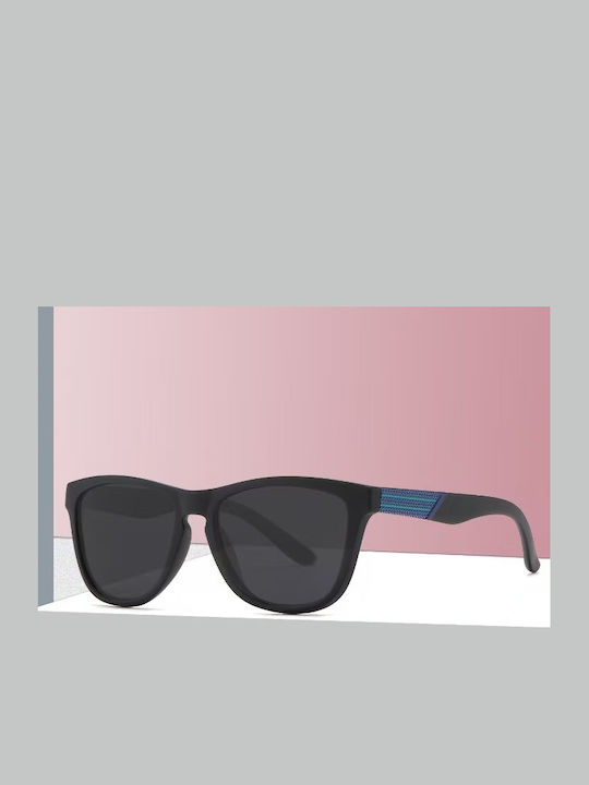 King Unisex Γυαλιά Ηλίου με Πολύχρωμο Σκελετό και Καφέ Polarized Φακό SUNKI345-SN035