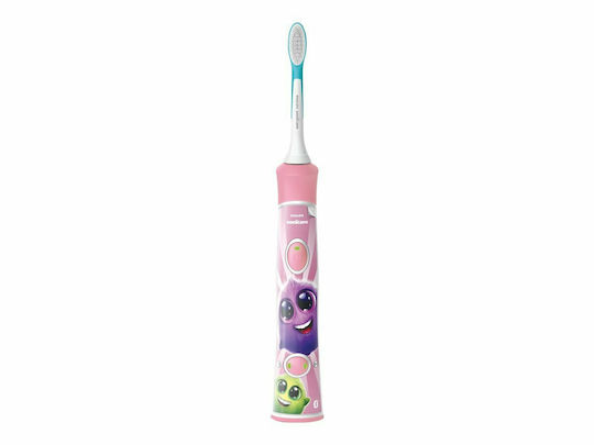 Philips Sonicare Children's Electric Toothbrush for 3+ Years Pink with Replacement Heads