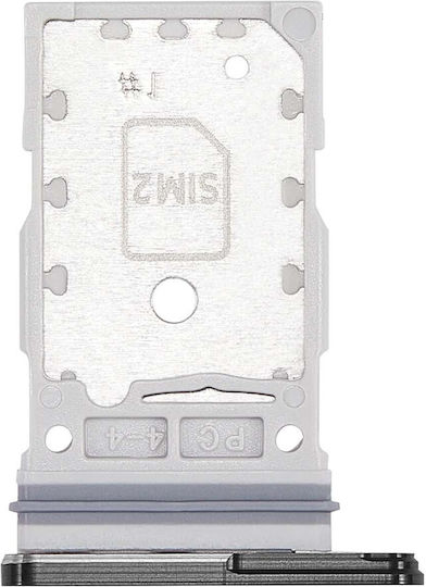 Samsung Dual Nano Sim Tray Galaxy S22 Ultra Service Pack Grau