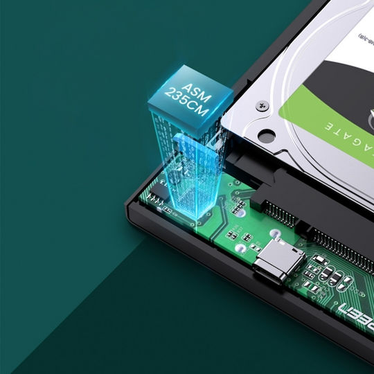 Ugreen Θήκη για Σκληρό Δίσκο 2.5" SATA III με σύνδεση USB 3.1 Type-C