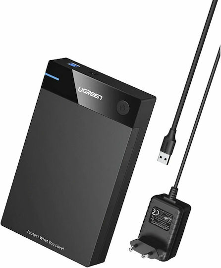 Ugreen Case for Hard Drive 3.5" SATA III with Connection USB 3.0