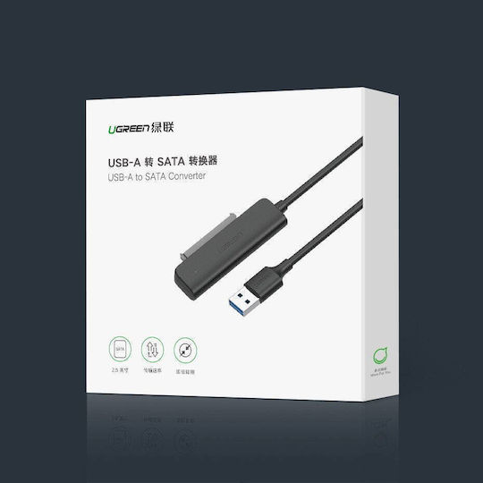 Ugreen 70609 Adaptor USB 3.0 la SATA III Negru