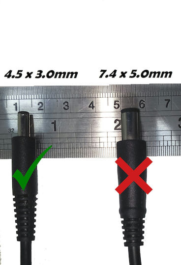 Dell Laptop Charger 65W 19.5V 3.34A for Dell with Detachable Power Cord