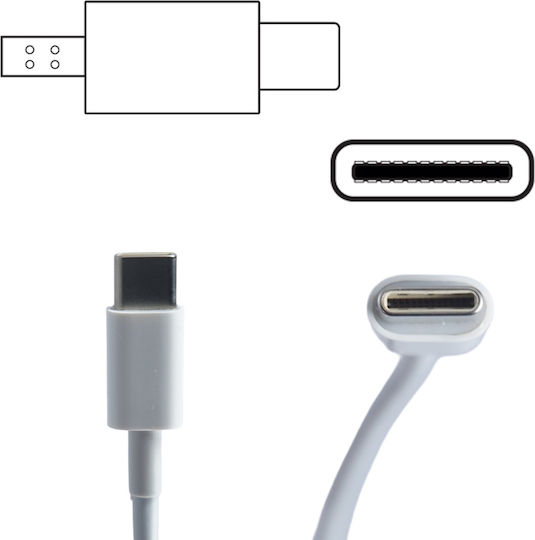 USB-C Laptop-Ladegerät 30W 20V 1.5A für Apfel