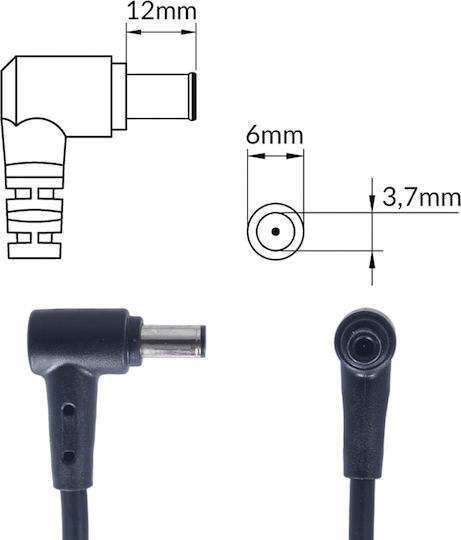 Asus Laptop Charger 200W 20V 10A For Asus With Detachable Power Cord
