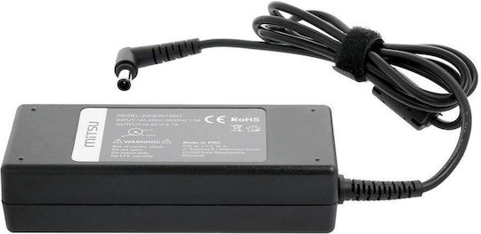 Mitsu Φορτιστής Laptop 90W 19.5V 4.7A για Sony με Αποσπώμενο Καλώδιο Τροφοδοσίας