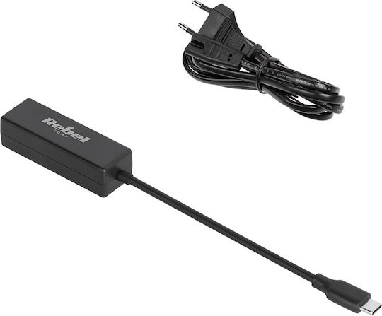 Rebel Travel Universal Laptop Charger 90W 20V 1.8A with Detachable Power Cable