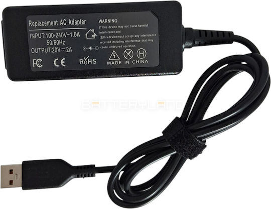 Зарядно устройство за лаптоп Lenovo 40W 20V 2.0A конектор Lenovo Yoga