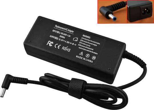 Lamtech Φορτιστής Laptop 90W 19.9V 4.62A για HP χωρίς Καλώδιο Τροφοδοσίας