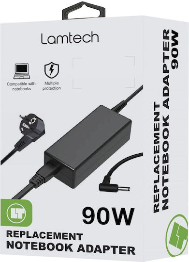 Lamtech 18 5v4 Φορτιστής Laptop 90W 18.5V 4.9A για HP χωρίς Καλώδιο Τροφοδοσίας