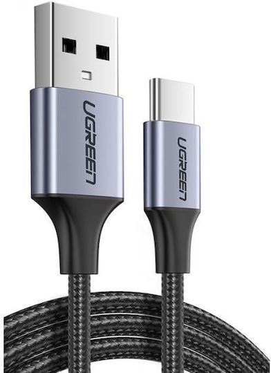 Ugreen US288 Braided USB 2.0 Cable USB-C male - USB-A Μαύρο 2m 60128