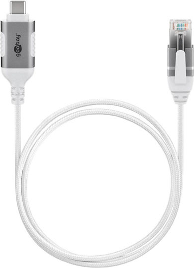 Goobay USB 3.1 Cable USB-C male - USB-C Ασημί 2m 74387