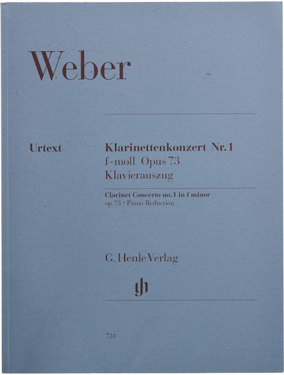 G. Henle Verlag Weber - Clarinet Concerto Παρτιτούρα για Πνευστά N.2 Eb maj op.74