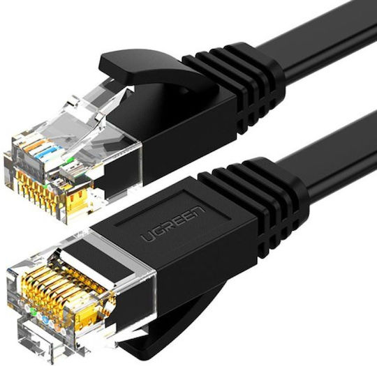 Ugreen Flat U/UTP Cat.6 (Gigabit) Network Cable Ethernet 15m Black