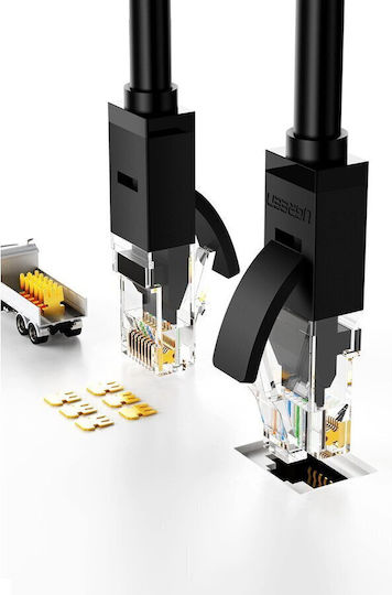 Ugreen U/UTP Cat.6 (Gigabit) Cablu de Rețea Ethernet 1m Negru
