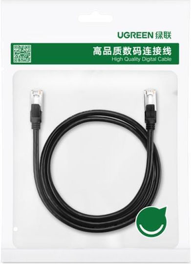 Ugreen Flat U/UTP Cat.6 (Gigabit) Network Cable Ethernet 3m Black