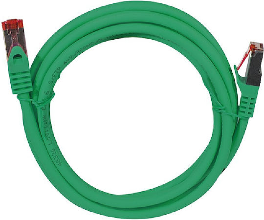 LogiLink S/FTP Cat.6 (Gigabit) Καλώδιο Δικτύου Ethernet 0.25m Πράσινο