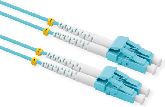 Triton Optische Faser Ethernet-Netzwerkkabel 0.5m Türkis 1Stück