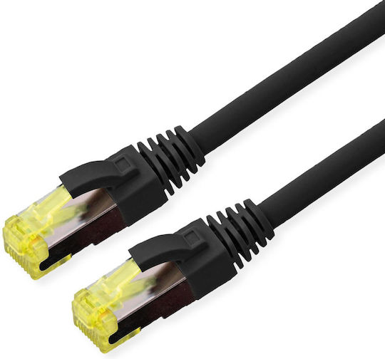 Roline S/FTP Cat.6a (Gigabit) Καλώδιο Δικτύου Ethernet εξωτερικού χώρου 3m Μαύρο