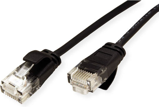 Roline U/UTP Cat.6a Gigabit Network Cable Ethernet 5m Black