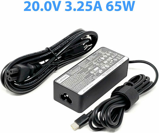 Lenovo USB-C Laptop Charger 65W For Lenovo Without Power Cord