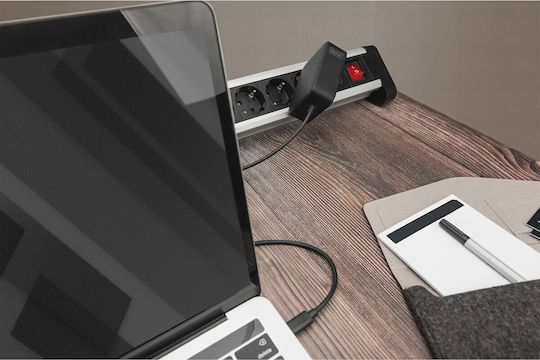 Digitus Φορτιστής Laptop 100W 20V για Acer / Asus / Huawei / Lenovo με Αποσπώμενο Καλώδιο Τροφοδοσίας
