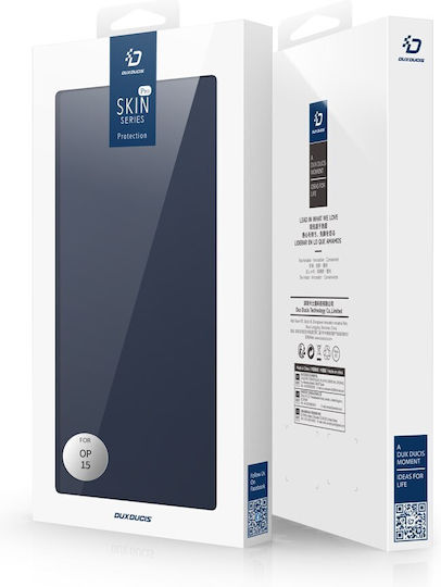 Dux Ducis Skin Book Synthetisches Leder / Silikon Blau (OnePlus 15)