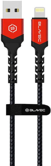 Blavec Geflochten USB-A zu Lightning Kabel Schwarz 2m