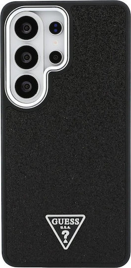 Guess Fall Fix Glitter Dreieck Magsafe Samsung Galaxy S26 Ultra Schwarze Handyhülle
