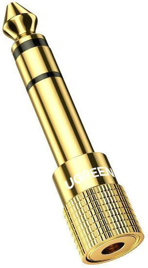 Ugreen Converter 6.3mm male to 3.5mm female Gold 1pcs 20503