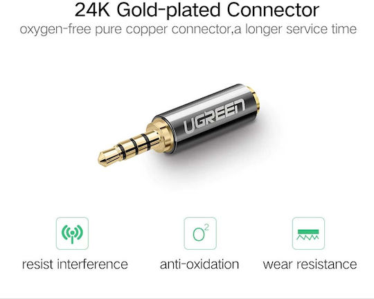 Ugreen Μετατροπέας 2.5mm male σε 3.5mm female (20501)