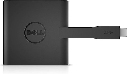 Dell Da200 Konverter USB-C männlich zu Ethernet / USB-A weiblich 1Stück