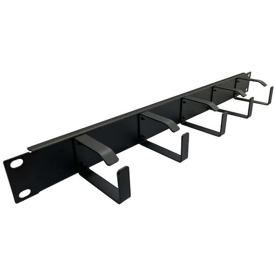 Xcab Inele Organizatoare de Cablu 1U/19" Orizontale Negre Xcab-1801