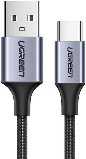 Ugreen US288 Braided USB 2.0 Cable USB-C male - USB-A 18W Μαύρο 3m 60408