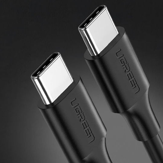 Ugreen US286 USB 2.0 Cable USB-C male - USB-C 60W Μαύρο 2m 10306