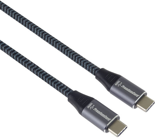 PremiumCord USB 2.0 Cable USB-C Male - USB-C 100W PD Black 1.5m
