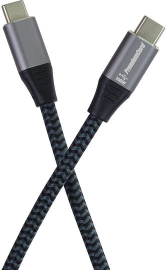 PremiumCord USB 2.0 Cable USB-C Male - USB-C 100W PD Black 1.5m