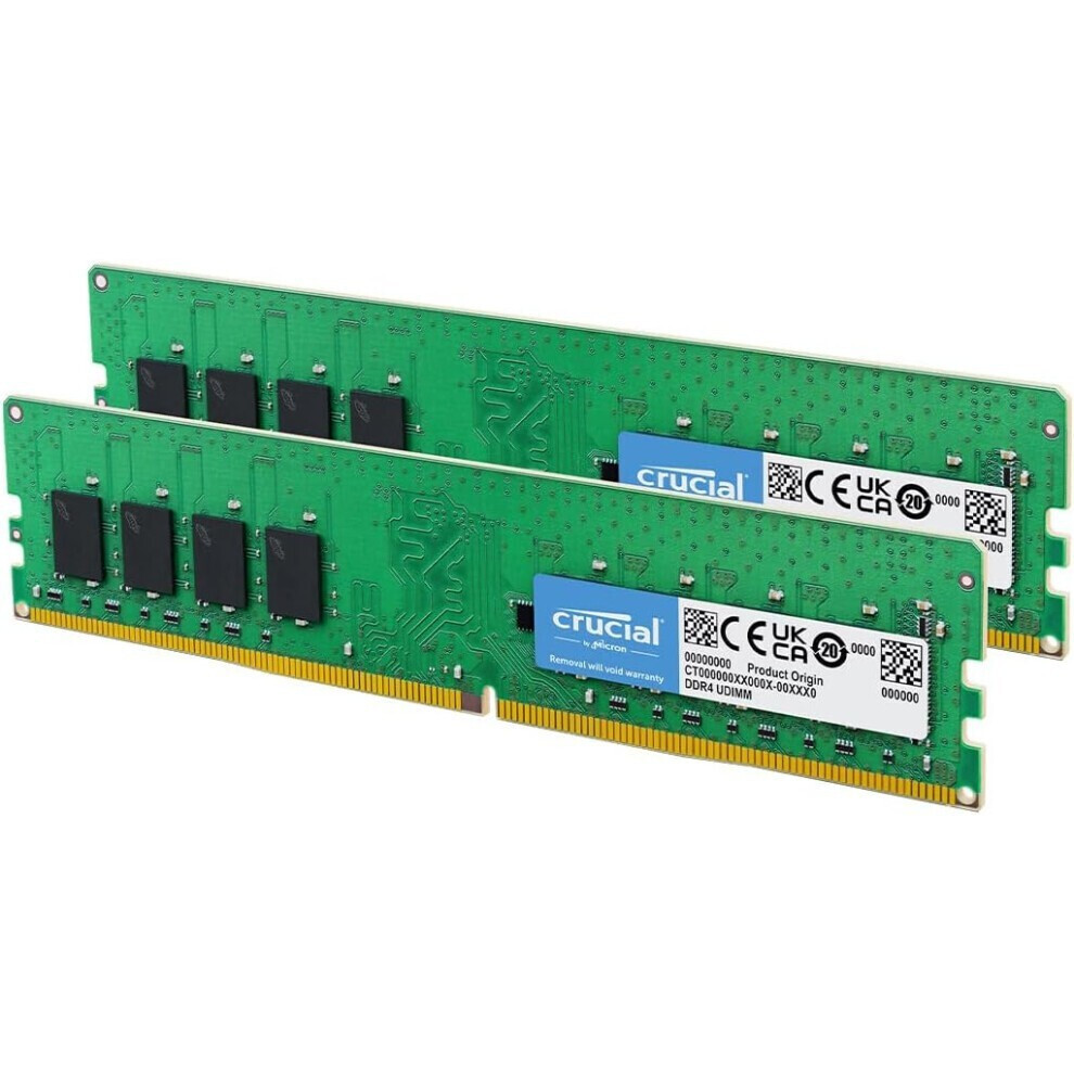 Crucial 32GB DDR4 RAM cu 2 module (2x16GB) și Viteză 3200 pentru