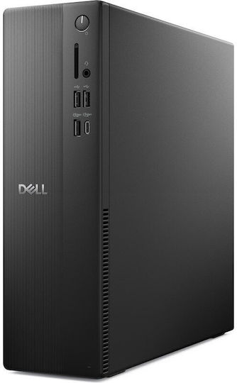 Dell Тънък ECS1250 Настолен Компютър (i5-14400/8GB DDR5/512GB SSD/Linux)