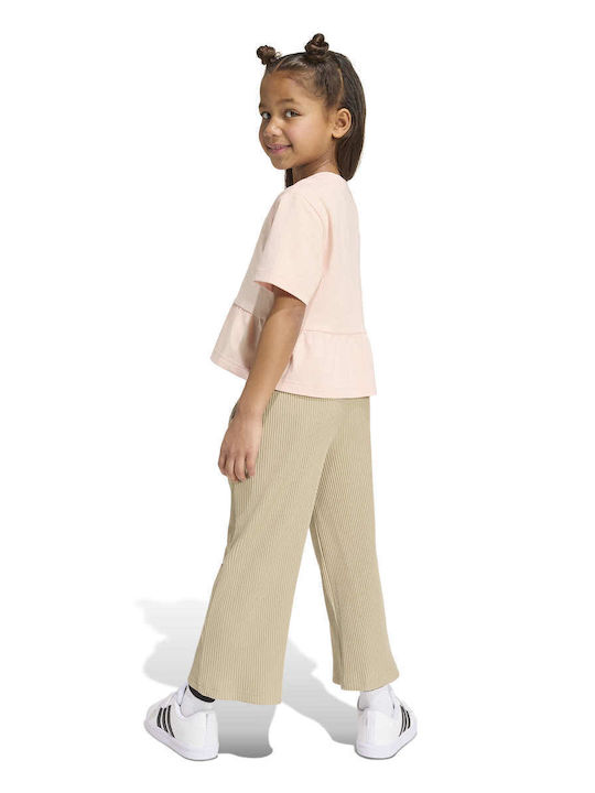 adidas Kids Set with Pink Pants 2 Pieces