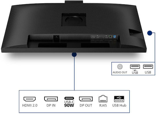 Philips 3000 Serie IPS Monitor 32 Zoll QHD 2560x1440 mit Reaktionszeit 4ms GTG