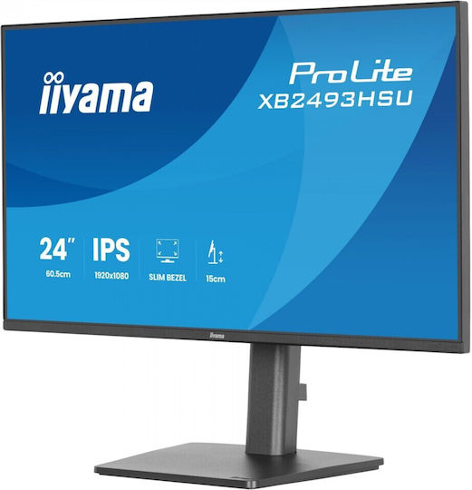 Iiyama XB2493HSU-B1 IPS Monitor 23.8" FHD 1920x1080 με Χρόνο Απόκρισης 4ms GTG