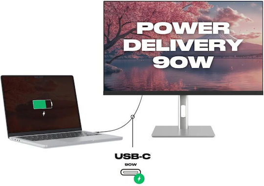 Japannext IPS HDR Monitor 27" 5120x2880 με Χρόνο Απόκρισης 8ms GTG Ασημί