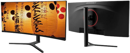 Japannext JN-IPS340UWQHD60C-C65W-HS Ultrawide IPS HDR Curved Monitor 34" QHD 3440x1440