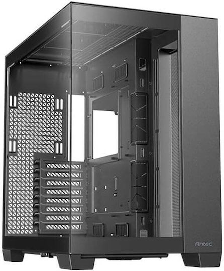 Antec C8 Геймърско бюро Пълна кула Компютърна кутия със страничен прозорец Черен