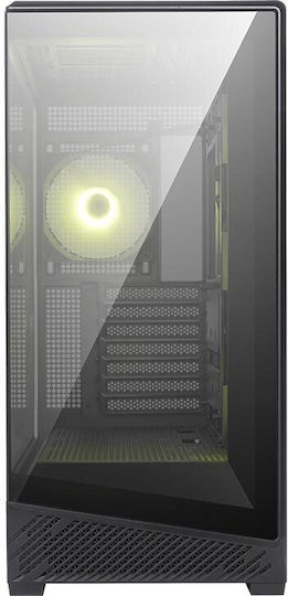 MSI MAG PANO 130R PZ Midi Tower Κουτί Υπολογιστή Black/Transparent