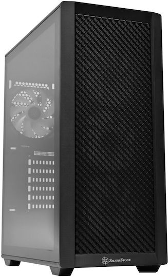 Silverstone FARA 515XR Gaming Midi Tower Κουτί Υπολογιστή με Πλαϊνό Παράθυρο Μαύρο
