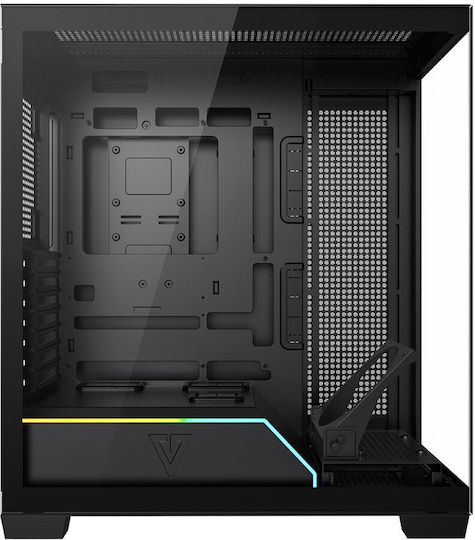 Modecom Volcano Stellar Plus Gaming Midi Tower Κουτί Υπολογιστή με Πλαϊνό Παράθυρο Μαύρο